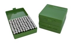Mtm Ammo Box 100 Rd 45 10MM 40 S&w Green