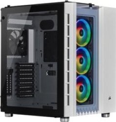 Crystal Series 680X Rgb Atx High Airflow Tempered Glass Smart Chassis White