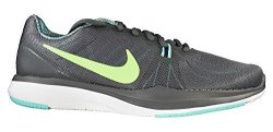 Nike Women's In-season 7 Cross Trainer Dark Grey barely Volt-aurora Green 10.0 Regular Us