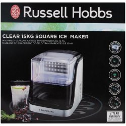 Russell Hobbs Clear Square Ice Maker 15KG