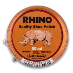 Quality Shoe Polish Protect & Shine 50ML - Light Brown
