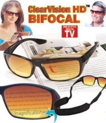 Hd Clearvision Bifocals Sunglasses- 2.0x Magnification