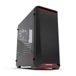 Phanteks PH-EC416PSTG_BR Eclipse P400S Silent Edition With Tempered Glass Black red Cases