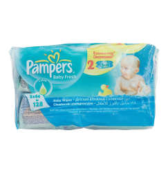 Pampers Fresh Refill Wipes 2 X 64's