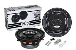 K7 Pair Of K-55.3S 5.25-INCHS 5-1 4" 280W 3-WAY Car Stereo Professional High Performance Speaker System