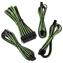 Bitfenix Alchemy 2.0 Extension Cable Kit Black& Green Sleeve black Connector Bfx-alc-extkg-rp