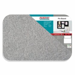 Adhesive Pin Board No Frame - 900 600MM - Grey