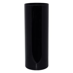 Black Cylinder Vase Base - M