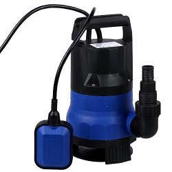 Homdox 1 2HP Submersible Sump Pump 400W Dirty Clean Water Pump 2115GPH W 15FT Cable And Float Switch
