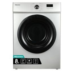 Hisense 8KG Air Vented Tumble Dryer With LED Display - Silver