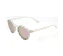 's Round Vintage Polorized Women Sunglasses - White