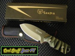 Sanjia K-612 Fixed Blade Knife With Sheath - Excellent Quality