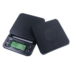 Digital Coffee Scale With Timer & Heat Mat
