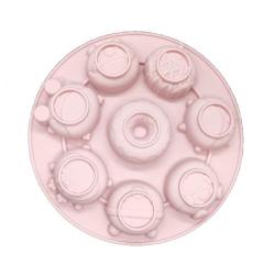 4AKID Round Silicone Moulds - Donut