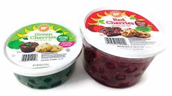 Sunripe Red And Green Cherries Glace Candied Fruit Holiday Baking