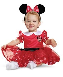 Red Mickey Mouse Minnie Mouse Costume For Infants