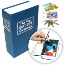 ThumbsUp! Mini Lockable Dictionary Book Safe