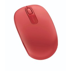 Microsoft - 1850 Wireless Mobile Mouse Red