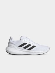 Adidas Mens Runfalcon 3.0 White grey Running Shoes