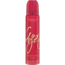 Yardley Gorgeous Perfume Body Spray In Pink 90ML