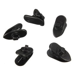 5 Cable Wire Lapel Clip Organizer+rotate Mount For Headphone