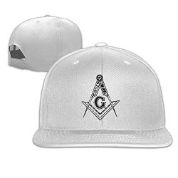 Man Freemason Classic Falt Hat Adjustable Baseball Cap