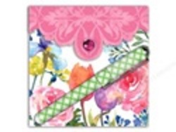 Lily Mcgee Note Pad Matchbook Pad With Pen Flora
