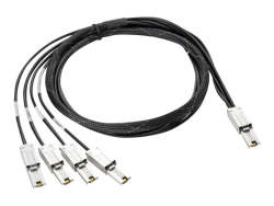HPE Storageworks 2M External Mini-sas To 4X1 Mini-sas Cable