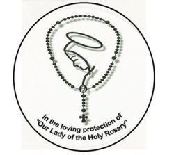 Our Lady Of The Holy Rosary - License Disc Holder