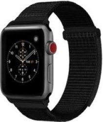 Apple Nylon Watch Band Black 42MM