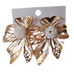 Gold Butterfly Earrings Elegant Flutter