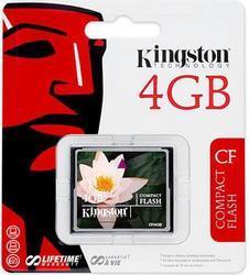 Kingston 4GB Compact Flash Memory Card