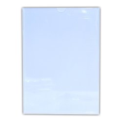 Perspex Pocket Clear white Backing A3