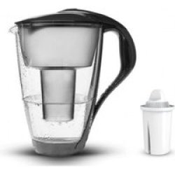 Water Filter Jug Glass LED Classic - 2 Litre - Anthracite