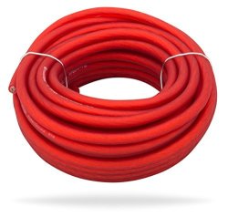 Installgear 10 Gauge Red 25FT Power ground Wire True Spec And Soft Touch Cable
