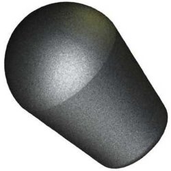 Innovative Components AN8C-S5-LS21 1.63" Tapered Shift Knob 1 2-13 Steel Zinc Insert Black Soft Touch Pack Of 10