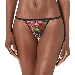 Cosabella Women's Soire Confidence Printed G-string Tropical black One Size