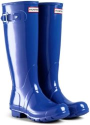 Hunter Boots Original Tour Gloss Bluecobalt Size 5