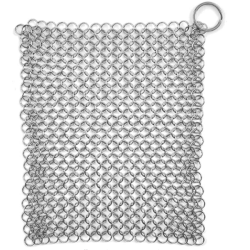 Stainless Steel Cast Iron Potjie Chainmail Scrubber