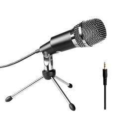 Microphone Condenser 3.5MM Fifine Plug In Microphones For Computer Recording Omnidirectional Microphone For Skype Youtube Google Voice Search GAMES-K667