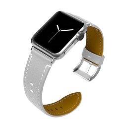 For Apple Watch Fashion Leather Bands Replacement Accessories Wristband Sports Straps For Apple Watch Series 1 2 3 38MM Gray
