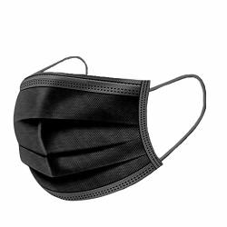 Ohbiger 50 Pack Disposable Charcoal Activated Carbon Breathable Mouth Mask