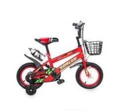 Kids 20 Inch Bicycle Bike With Bottle - Red