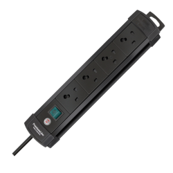 Brennenstuhl Premium-line Multiplug 4-WAY Sa 1.8M - Black 3155117014 Scratched Consignment