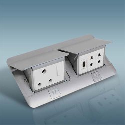 Legrand Complete 6 Module Pop Up Floor Box Matt Aluminium R1857 00 Electrical Equipment Pricecheck Sa