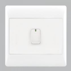 Bright Star Lighting - 1 Lever 1 Way Light Switch For 4 X 4 Electrical Box In White