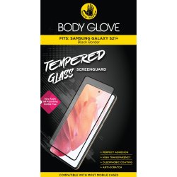 Body Glove Tempered Glass Screenguard - Samsung Galaxy S21 Plus 5G Black Trim