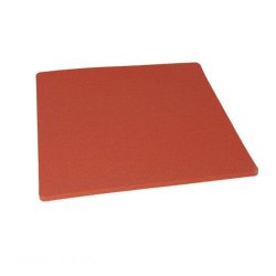 380 380MM Silicone Foam Rubber Mat 8MM Thickness Brown