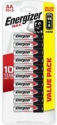 Energizer Max Alkaline Aa Battery Card 15+5 Free