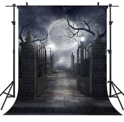 Halloween Ouyida Horror Night 6X9FT Cp Pictorial Cloth Photography Background Computer-printed Vinyl Backdrop TP17